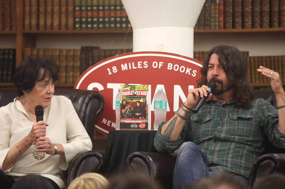 Virginia Grohl Dave Grohl at The Strand in New York City