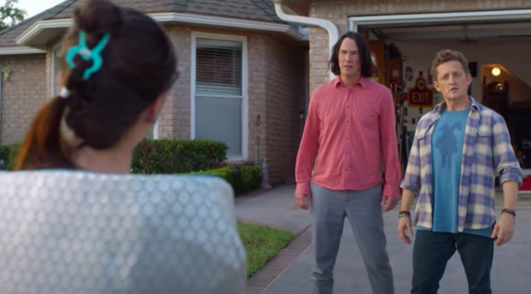 <i>Bill & Ted Face the Music</i>: Keanu Reeves and Alex Winter on Their Bond in New Clip