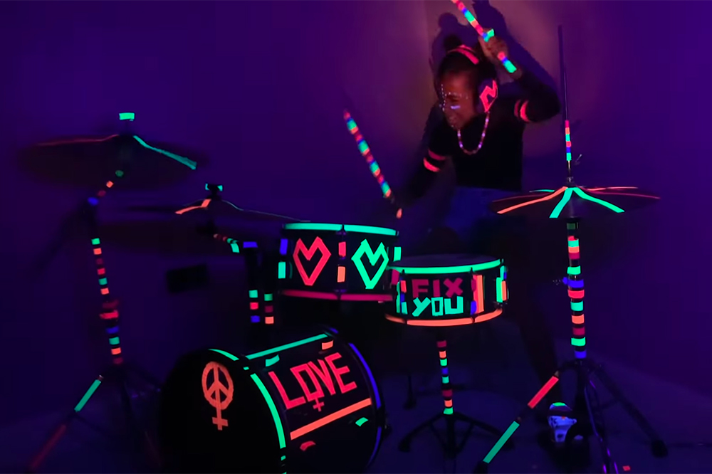 Watch Nandi Bushell Drum on Coldplay's 'Fix You