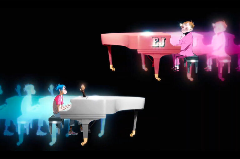 Elton John and Gorillaz The pink phantom
