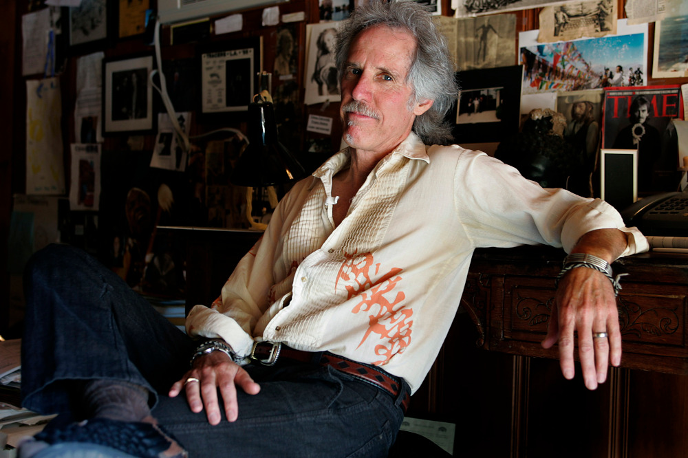 John Densmore, 61, and former drummer of the Doors, in his studio in Santa Monica, Tuesday, August