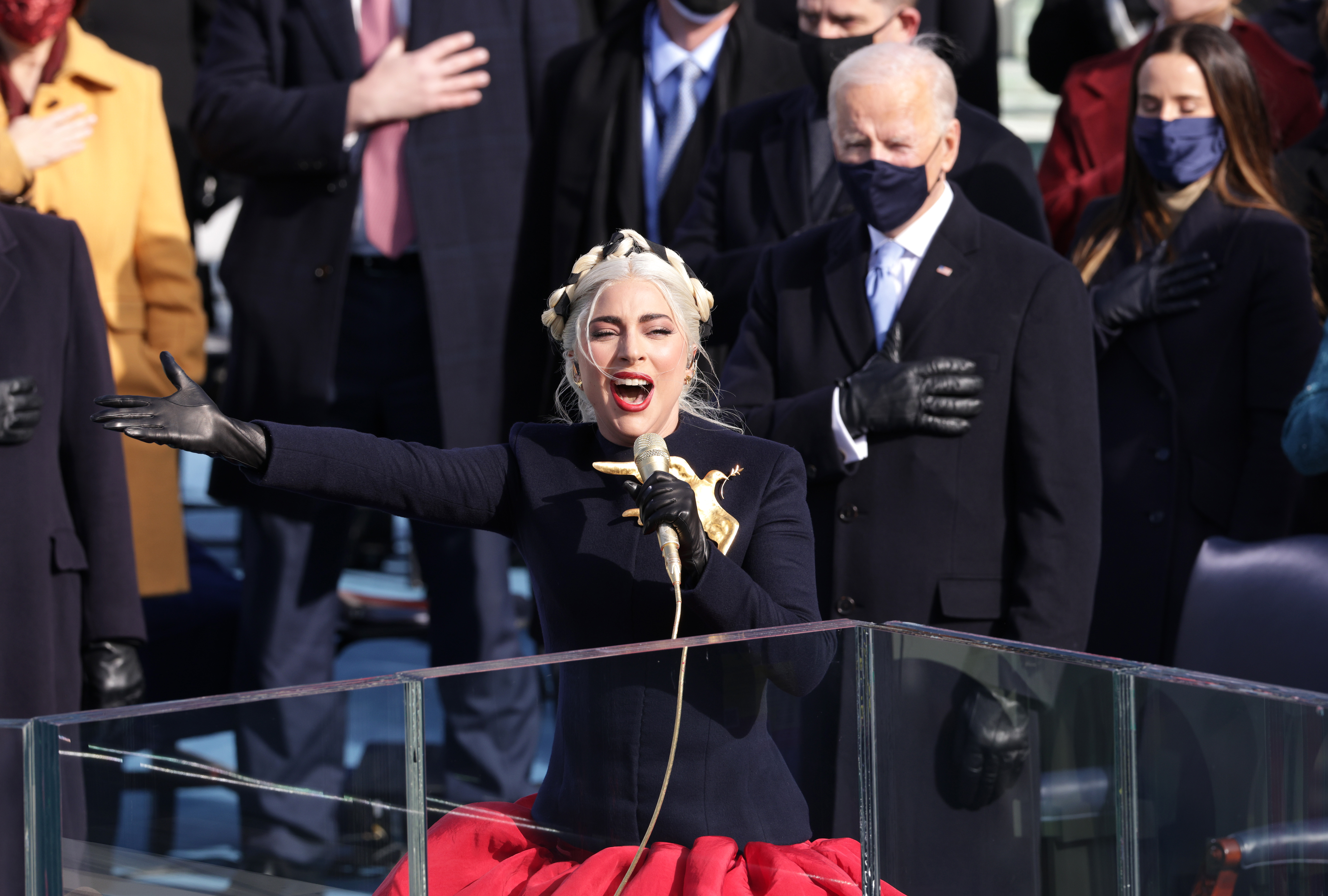 Lady Gaga inauguration