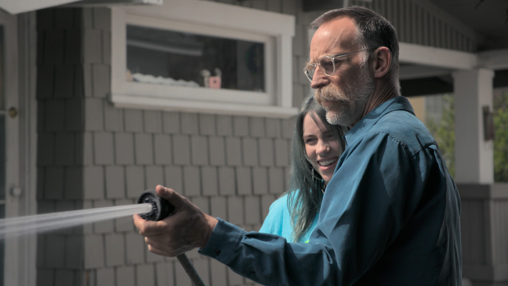 Billie Eilish with her father