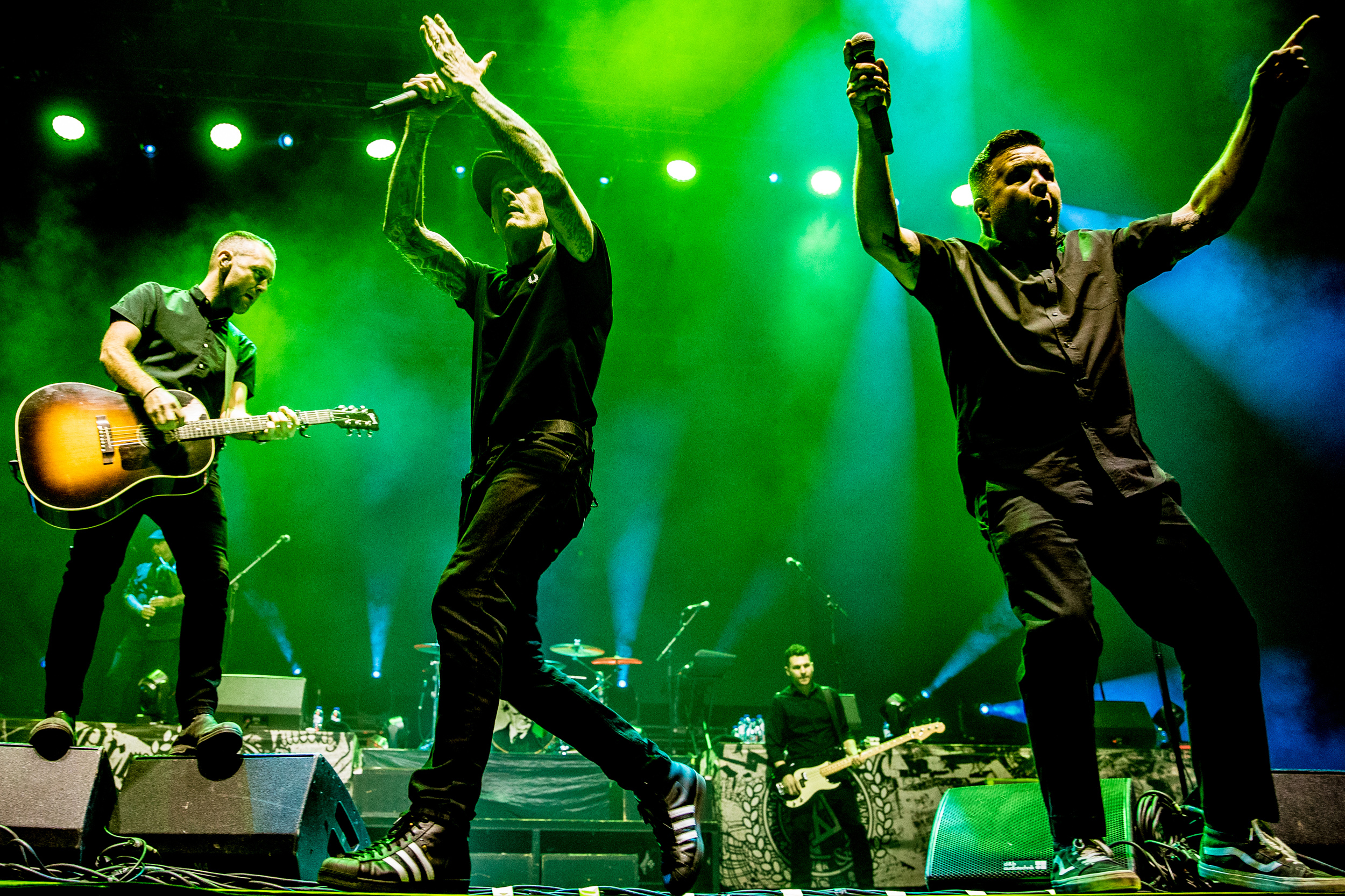 portrait of Ken Casey lead singer Dropkick Murphys for Boston Magazine