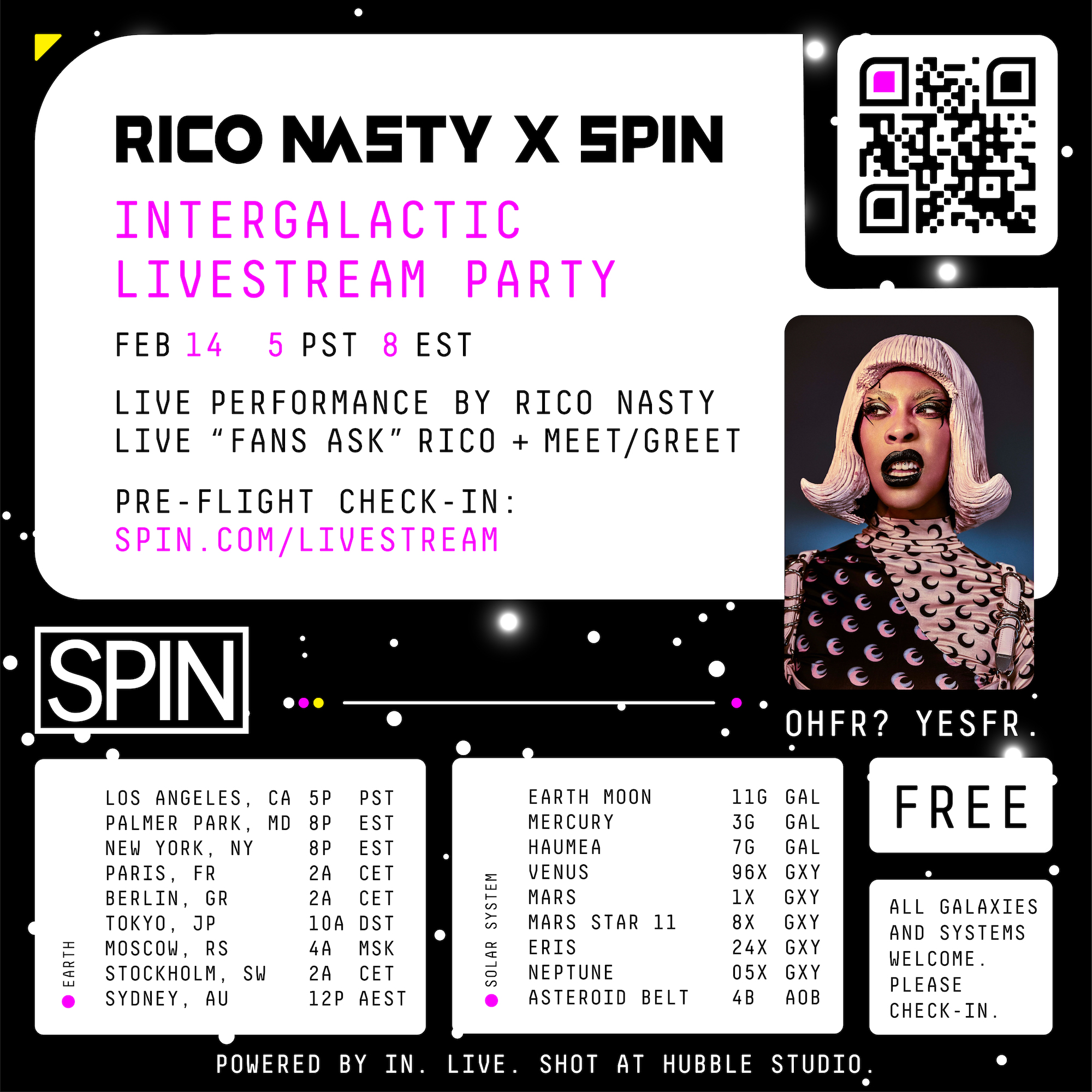 SPINs Live-Stream Photoshoot with Rico Nasty