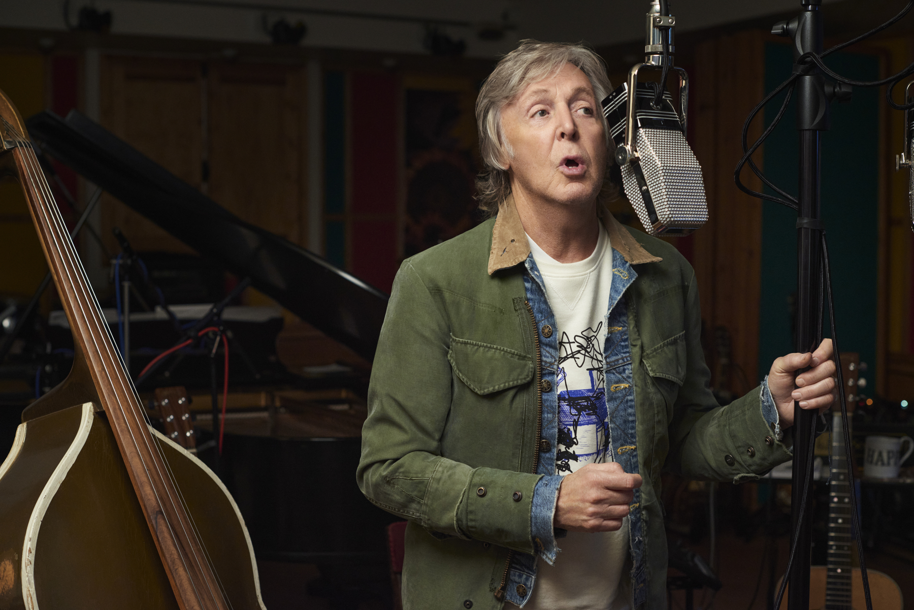 Paul McCartney in the studio