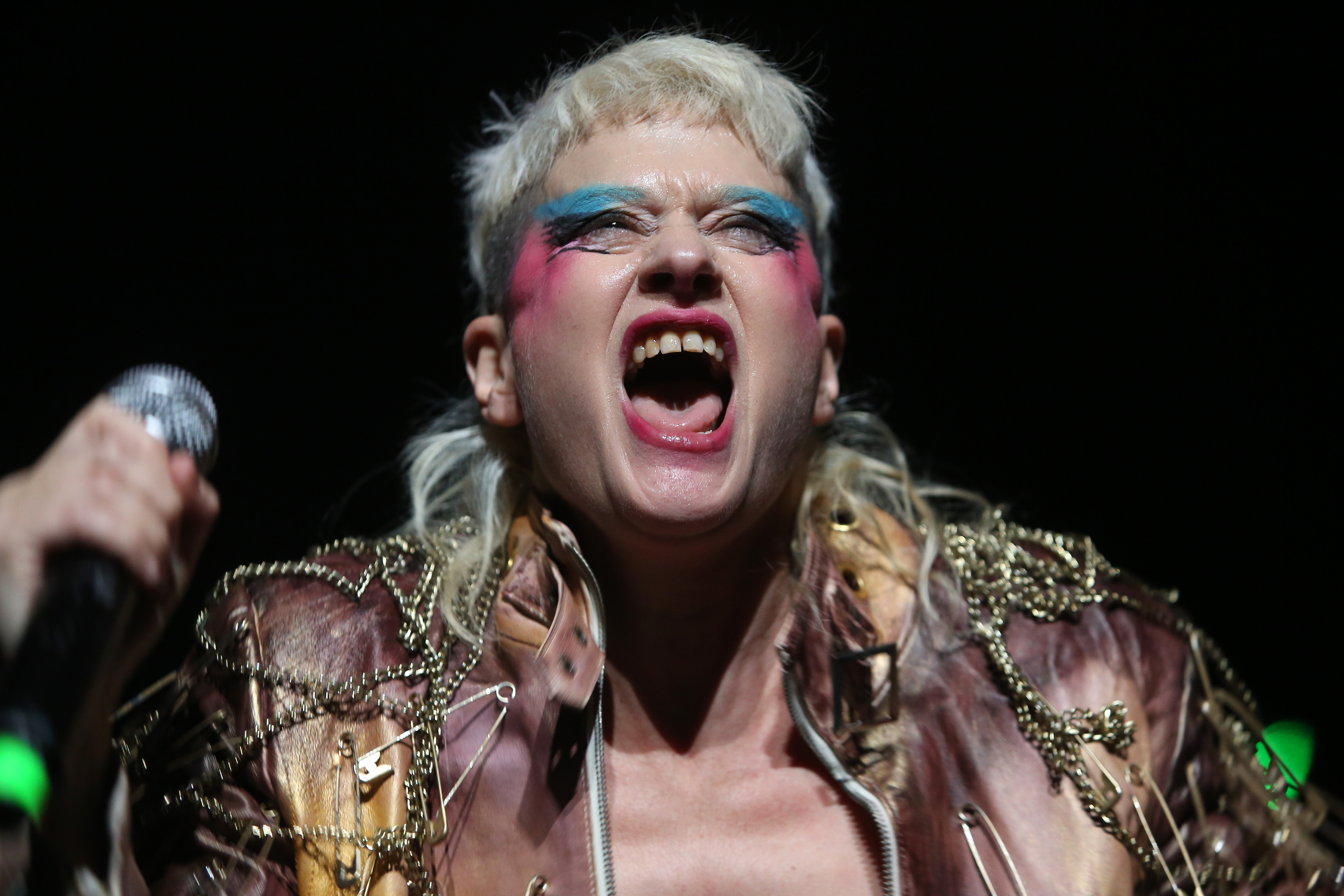 Hamburg, Germany. 19th Sep, 2019. Peaches, musician, speaks at the