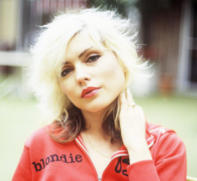 Debbie Harry of Blondie at the Sunset Marquis in West Hollywood, April 24, 1978. (Credit: Armando Gallo/Getty Images)