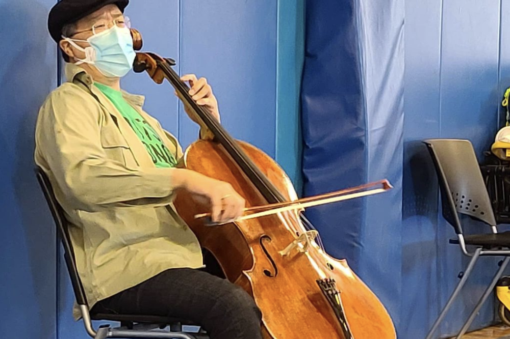 Yo-Yo Ma Plays Concert After Receiving COVID-19 Vaccine