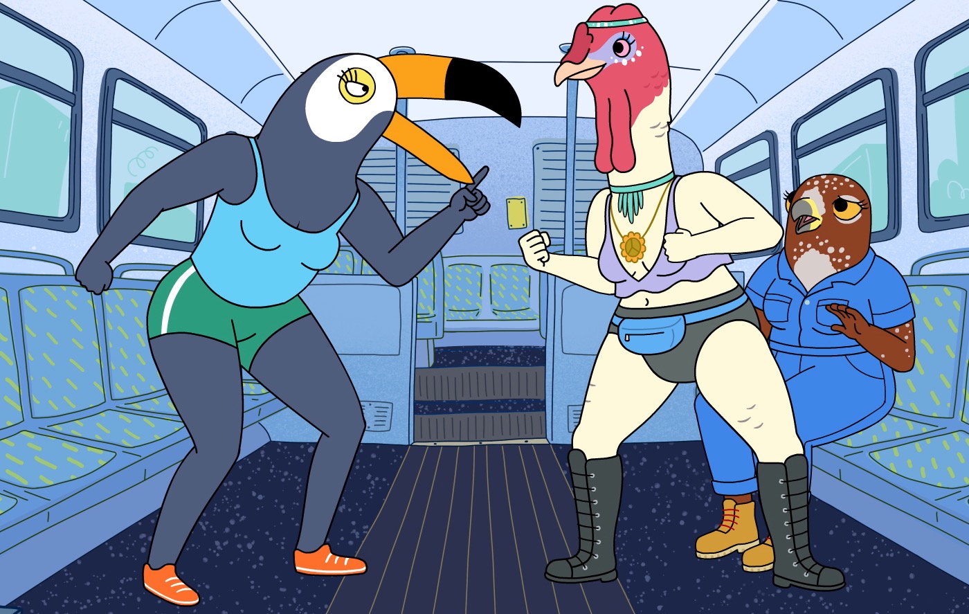 The Second Coming of <i>
<p> </p>
<p><strong>SPIN: It’s well known that Netflix doesn’t share viewership information, which is very frustrating for creators. Were you surprised that <em>Tuca & Bertie</em> got canceled only two months after it premiered, or did you see it coming?</strong><br />
<strong>Lisa Hanawalt:</strong> No, I was surprised. They made that decision much quicker than after two months, right? We were only able to tell people then. I felt very confident that we delivered a really good show — based on the critical response and feedback from people who were watching the show. It really seemed like it was connecting with people. We were definitely blindsided.</p>
<p><strong>It’s been pointed out that it was a bad look for Netflix to cancel a show with two women of color as the leads so quickly after it premiered.</strong><br />
I mean, I would like it to not be remarkable that the show features women or has a cast with people of color in it. That shouldn’t be the most important thing about the show. But that’s the landscape we’re in right now, that it still seems remarkable or rare for some reason, which is kind of a bummer. I would like more shows to have that demographic. I think more and more are coming out, but they don’t always get as big of a chance as those shows with more traditional white male creators.</p>
<p><strong>For now the show will be released week to week, and there are a little more restrictions on Adult Swim than on Netflix. Has that changed the way you’ve approached making the show?</strong><br />
Not really, I’ve always liked the show to have an episodic feel in addition to having the larger story arcs go throughout the entire season. I want each episode to feel special so that you can drop in at any moment and understand the self-contained little story of the episode. So I just leaned into that a little harder, knowing that it would come out weekly.</p>
<p><strong>Where did the idea for the show come from? Was it something you came up with as <em>BoJack Horseman</em> was winding down, or has it been percolating in your mind before that?</strong><br />
I had made this webcomic about Tuca for Hazlitt and Bertie kind of came out of this comic I did for Lucky Peach, where I made a comic about a bird couple getting a new house, so those characters turned into Bertie and Speckle. And just at some point while working on <em>BoJack</em>, Raphael started asking me if I had an idea for my own show, and I had been starting to think about it a little bit. So then we just talked about it for a few years and very slowly developed this idea.</p>
<p> </p>
<img src=