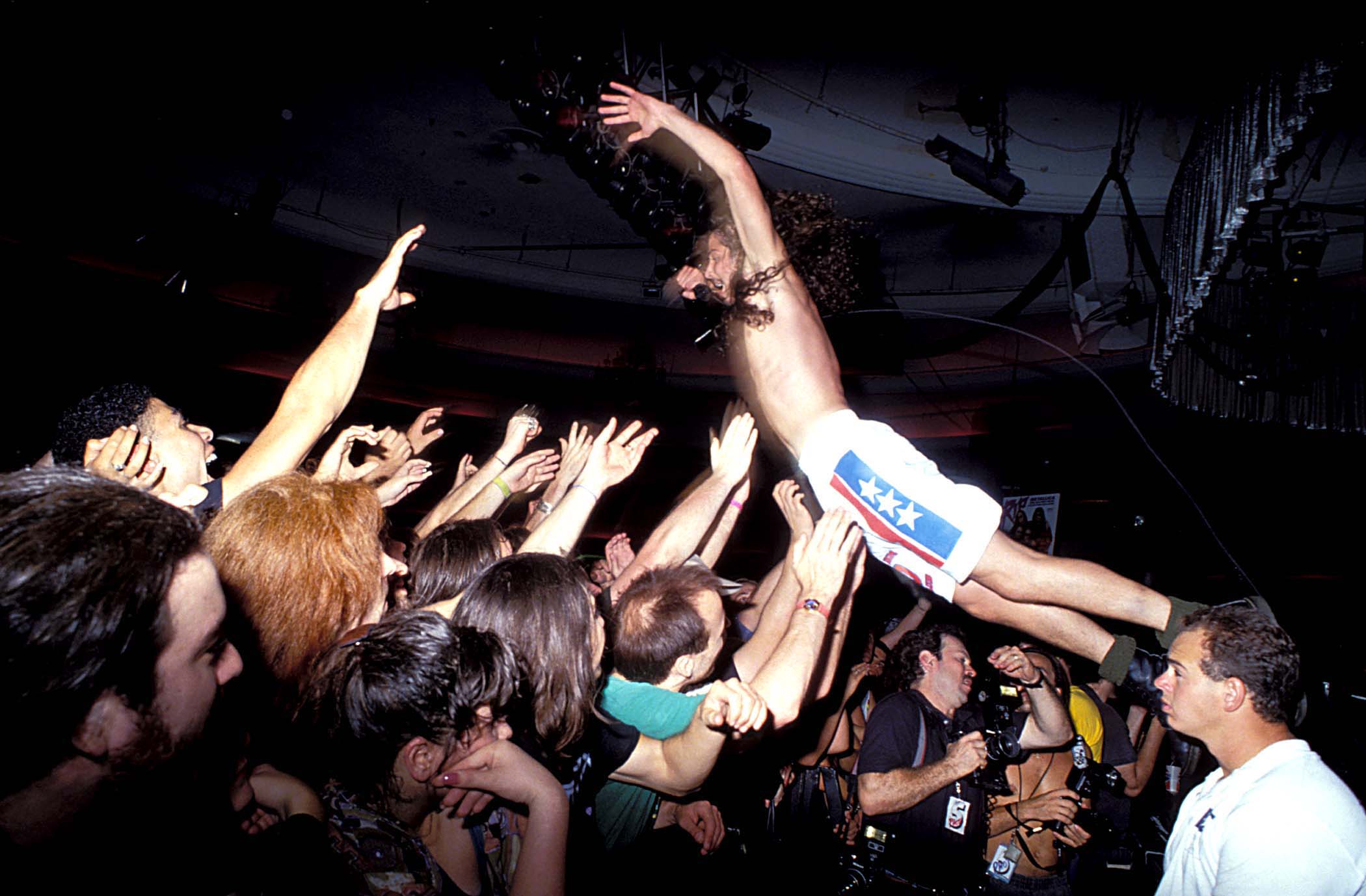 Chris Cornell leaping