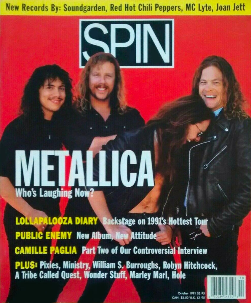 Metallica SPIN cover story