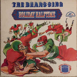 This is a photo of Christmas music. Chicago Bears Halftime song album
