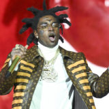 Kodak Black shot outside Justin Bieber after party