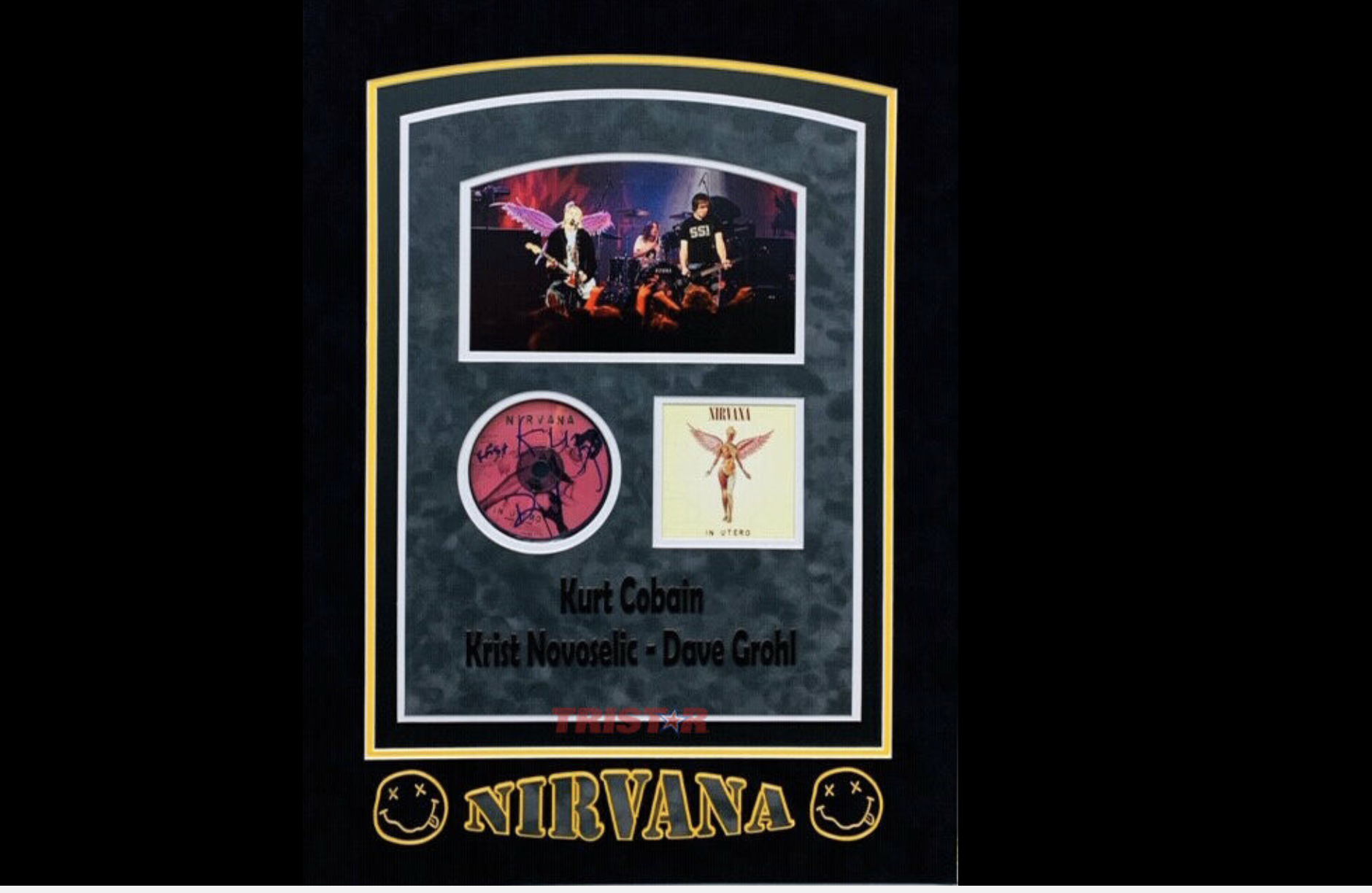 Nirvana Signed 'In Utero' CD Booklet