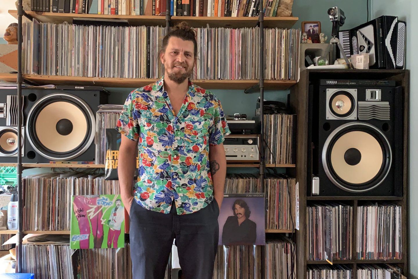 This is a photo of Dirt Dog Records founder Zachary Wright.