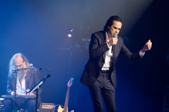 Nick Cave performs with Warren Ellis in 2021. An epigraph by Cave is included in Tamsin Embleton's new audiobook version of her 2023 book, 'Touring and Mental Health: The Music Industry Manual.' (Credit: David Wolff - Patrick/Redferns)