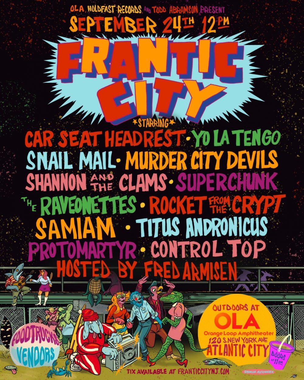 Car Seat Headrest, Yo La Tengo, Snail Mail to Headline First-Ever Frantic City Festival