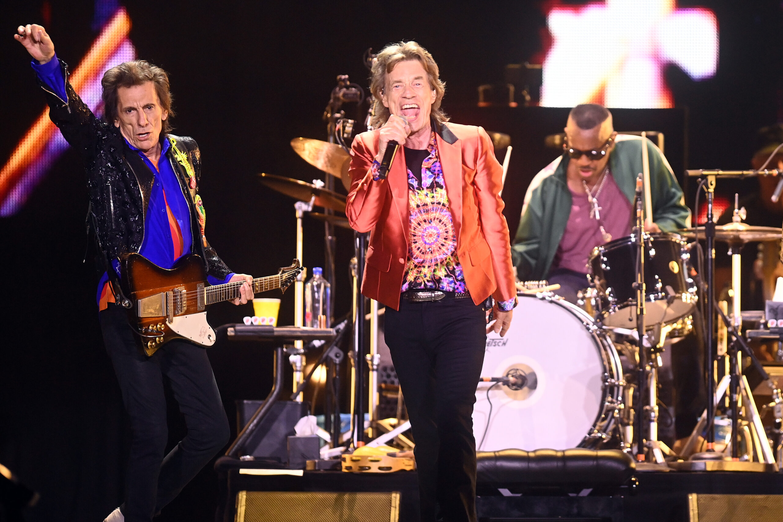 Rolling Stones review – a funky, heavy first show without Charlie Watts, The Rolling Stones