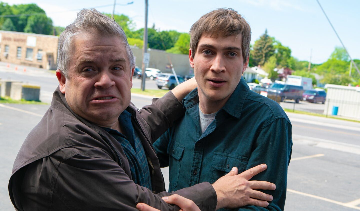 James Morosini and Patton Oswalt in a scene from I Love My Dad
