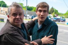 James Morosini and Patton Oswalt in a scene from I Love My Dad