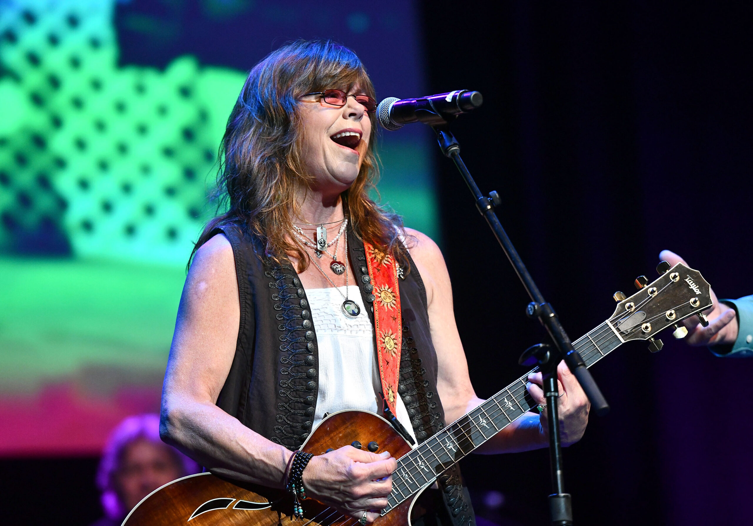 Susan Cowsill performs during the Happy Together tour at Saban Theatre in 2018.  (Credit: Scott Dudelson/Getty Images)