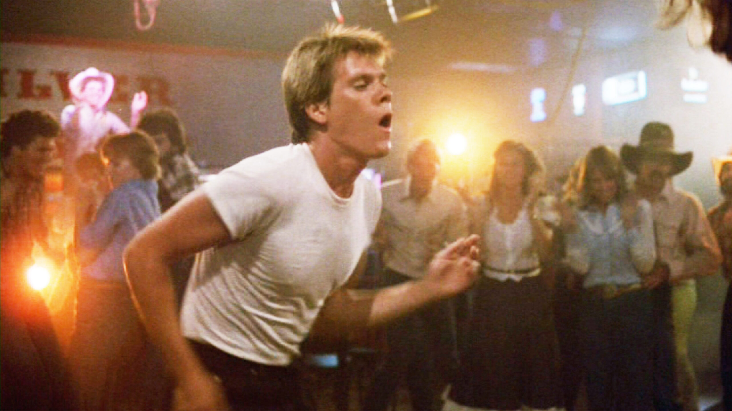 Footloose. Kevin Bacon dancing in Footloose