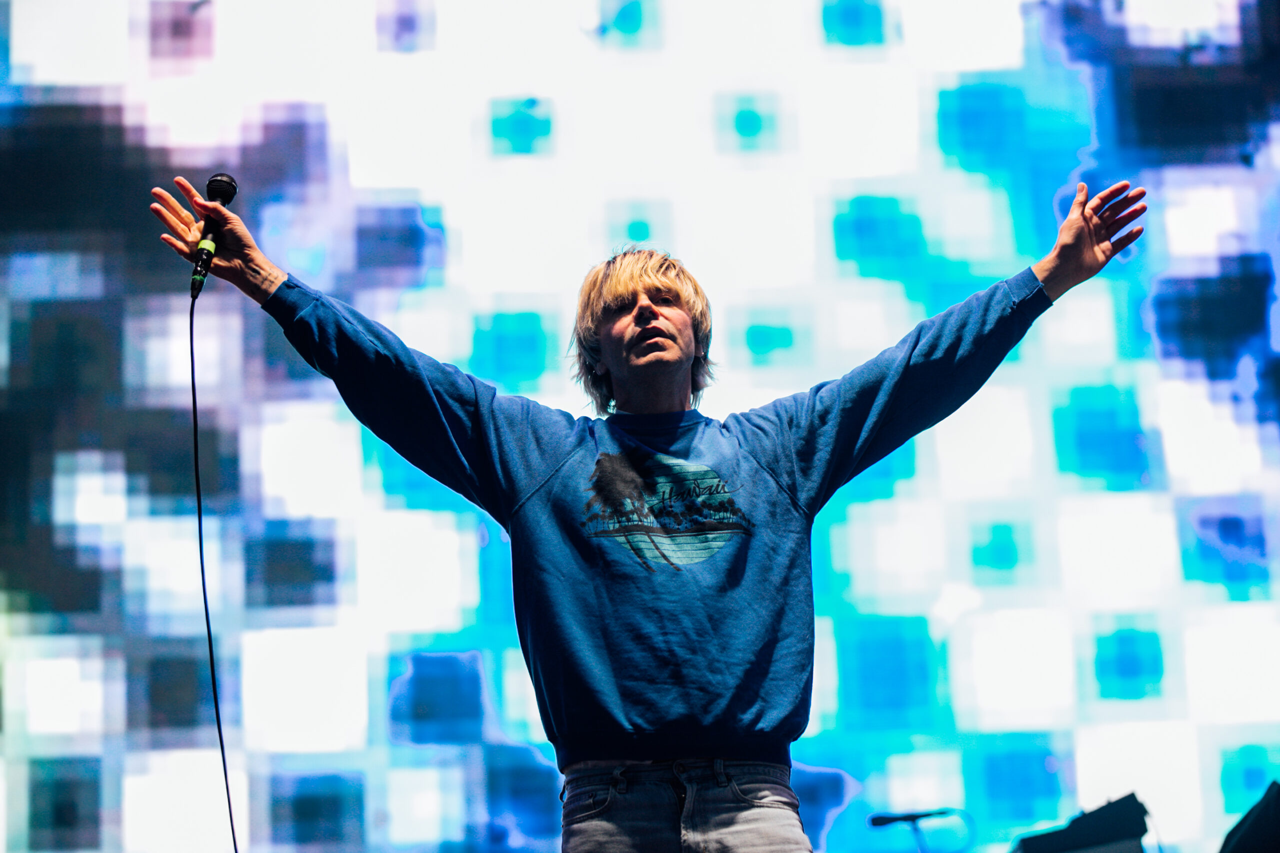 The Charlatans' Tim Burgess. Photo: Mike Lewis Photography / Redferns