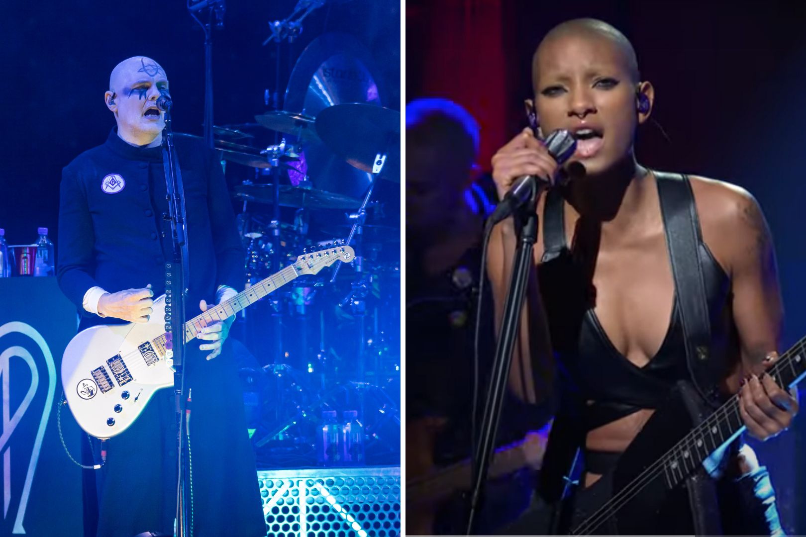 Smashing Pumpkins and Willow Smith Play Cherub Rock: Watch