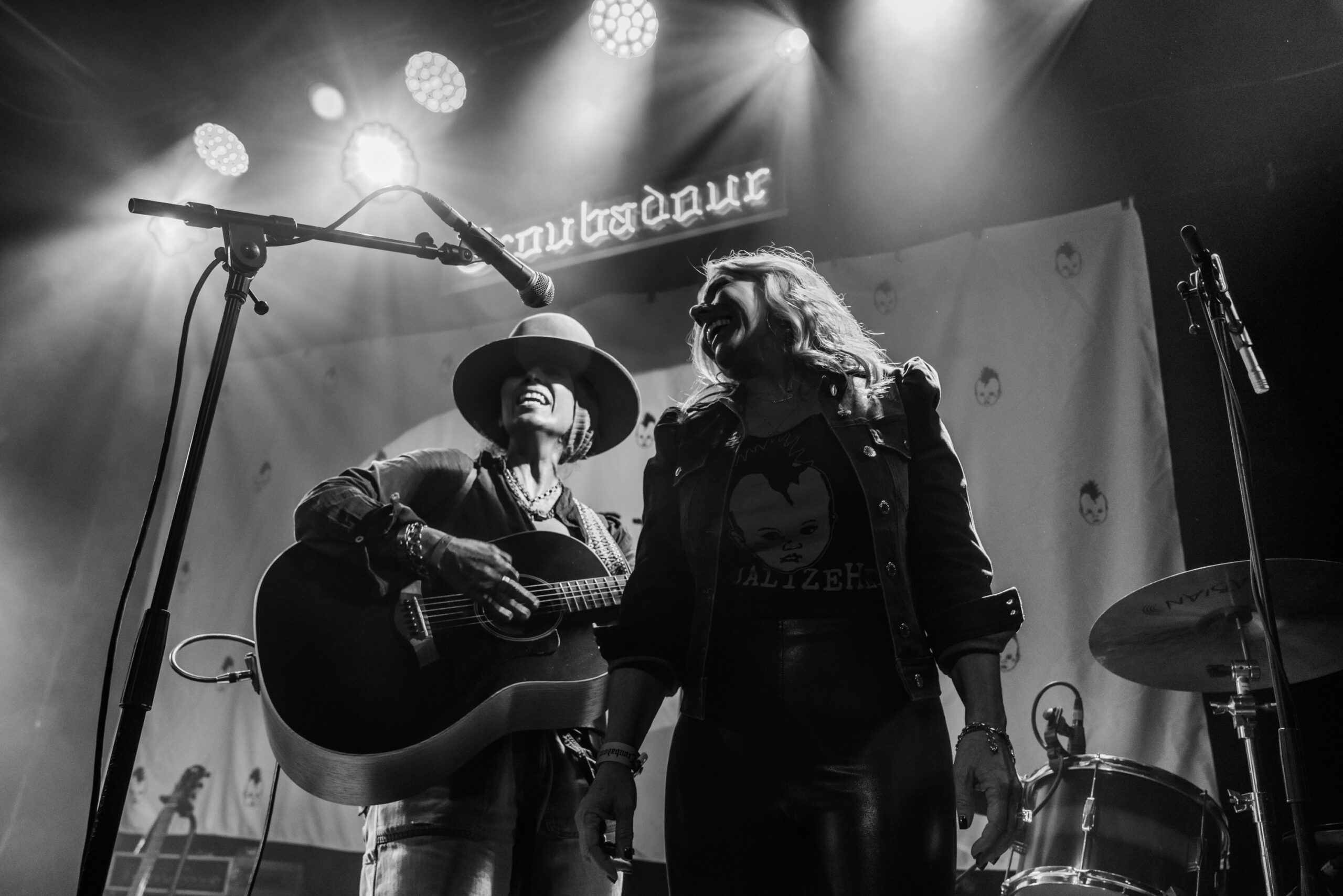 Linda Perry and Alisha Ballard at the Troubador