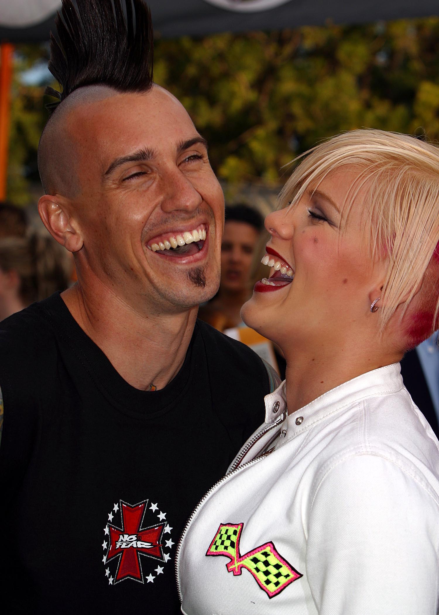 Pink and Carey Hart