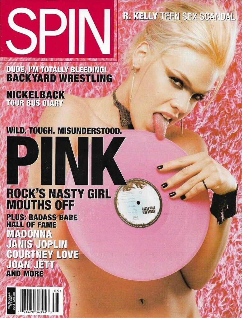 SPIN May 2002 Cover Pink
