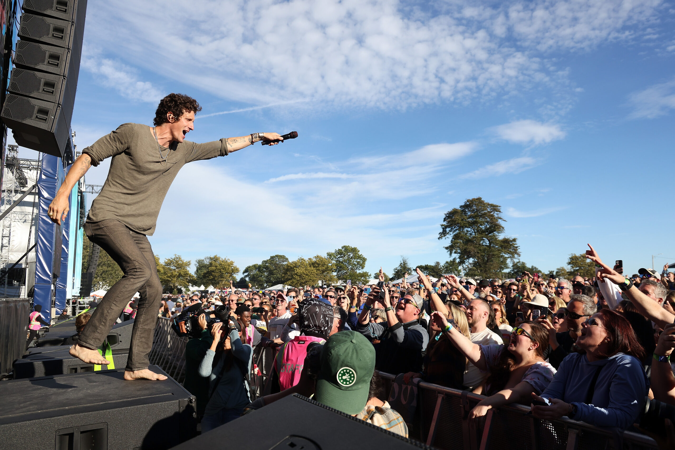Ministry of sound: the Revivalists winning hearts and minds in Bridgeport, Connecticut. (Credit: Taylor Hill via Getty Images)