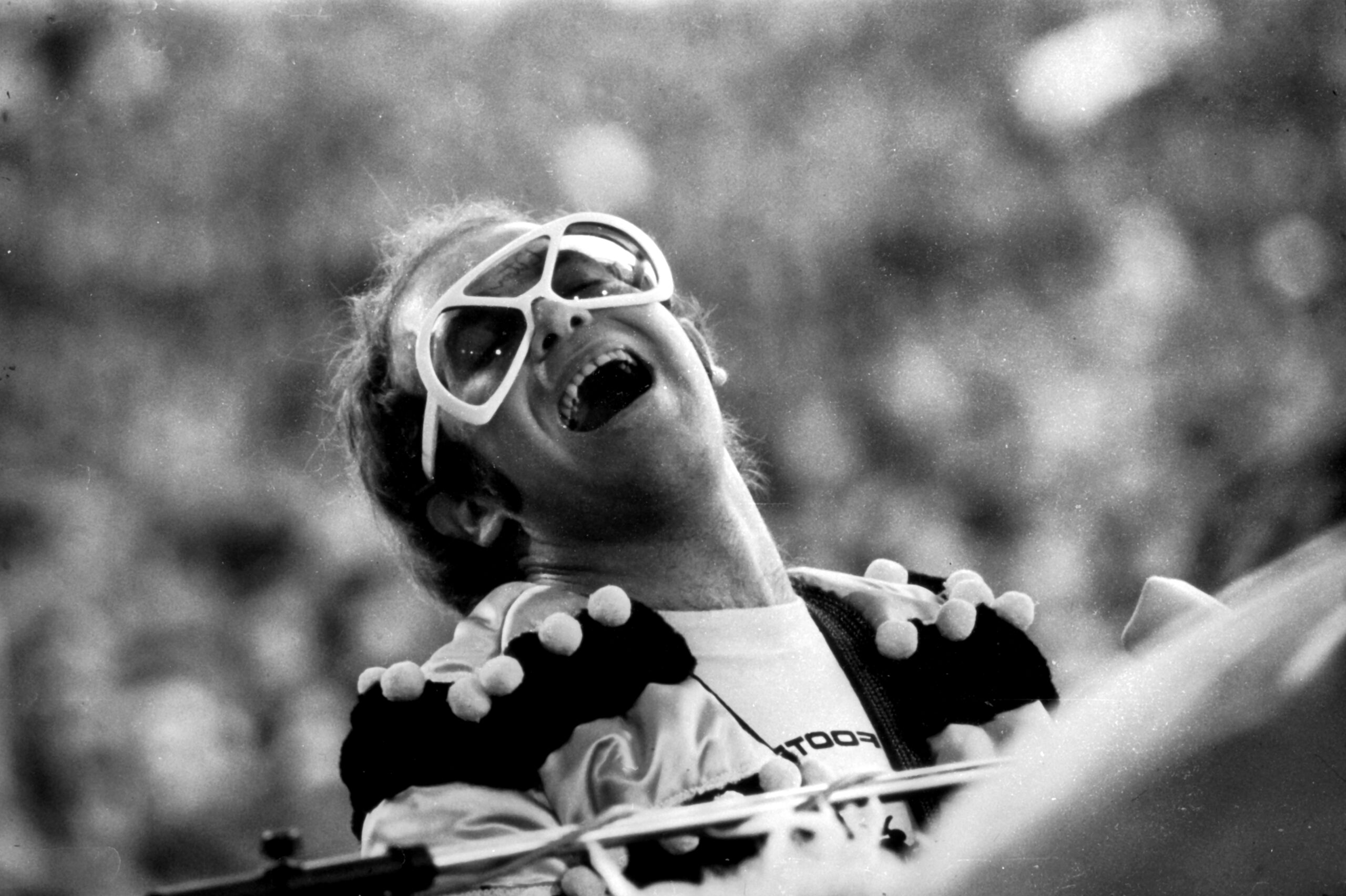 Elton John in 1974. (Credit: Anwar Hussein/Getty Images)