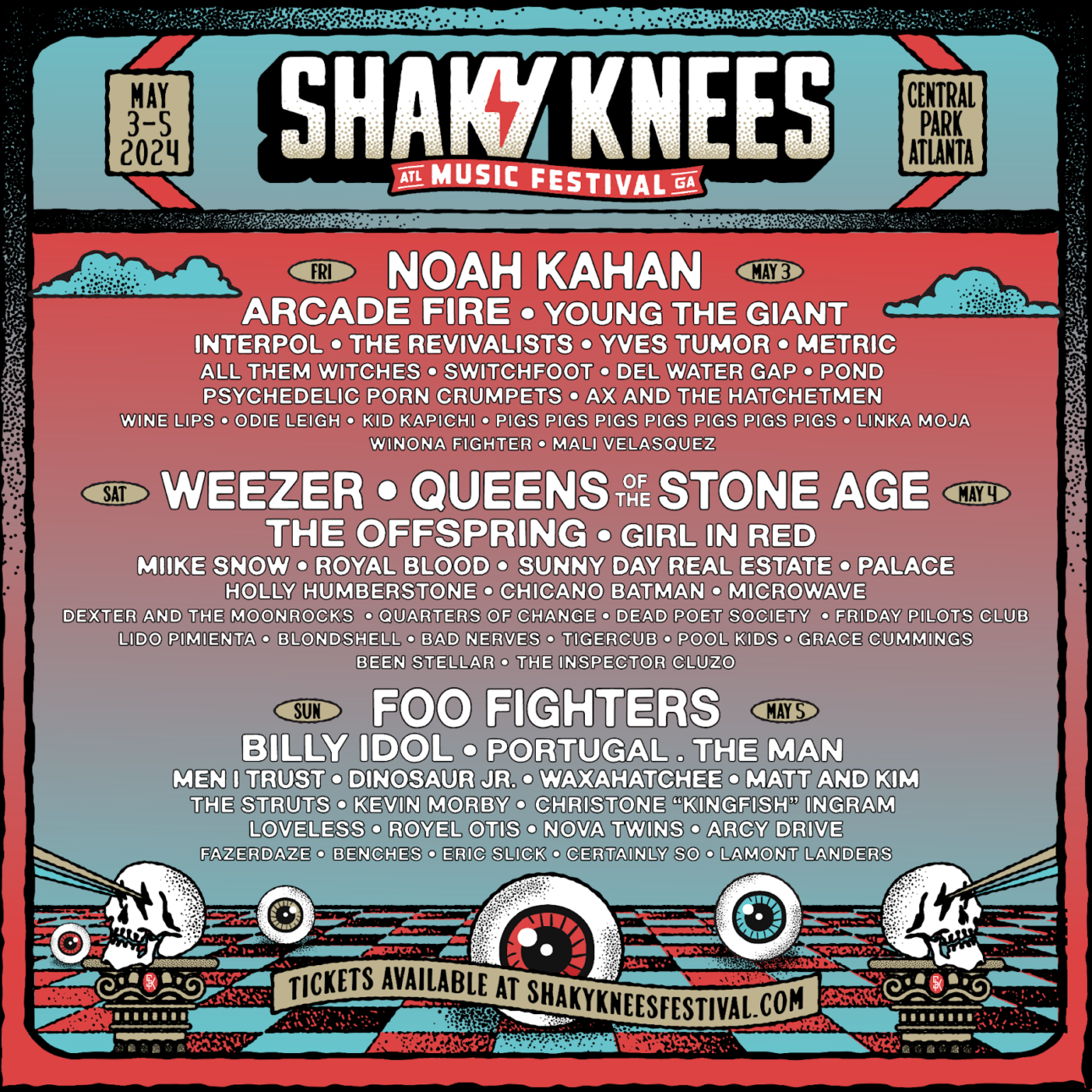 Shaky Knees 2024 lineup