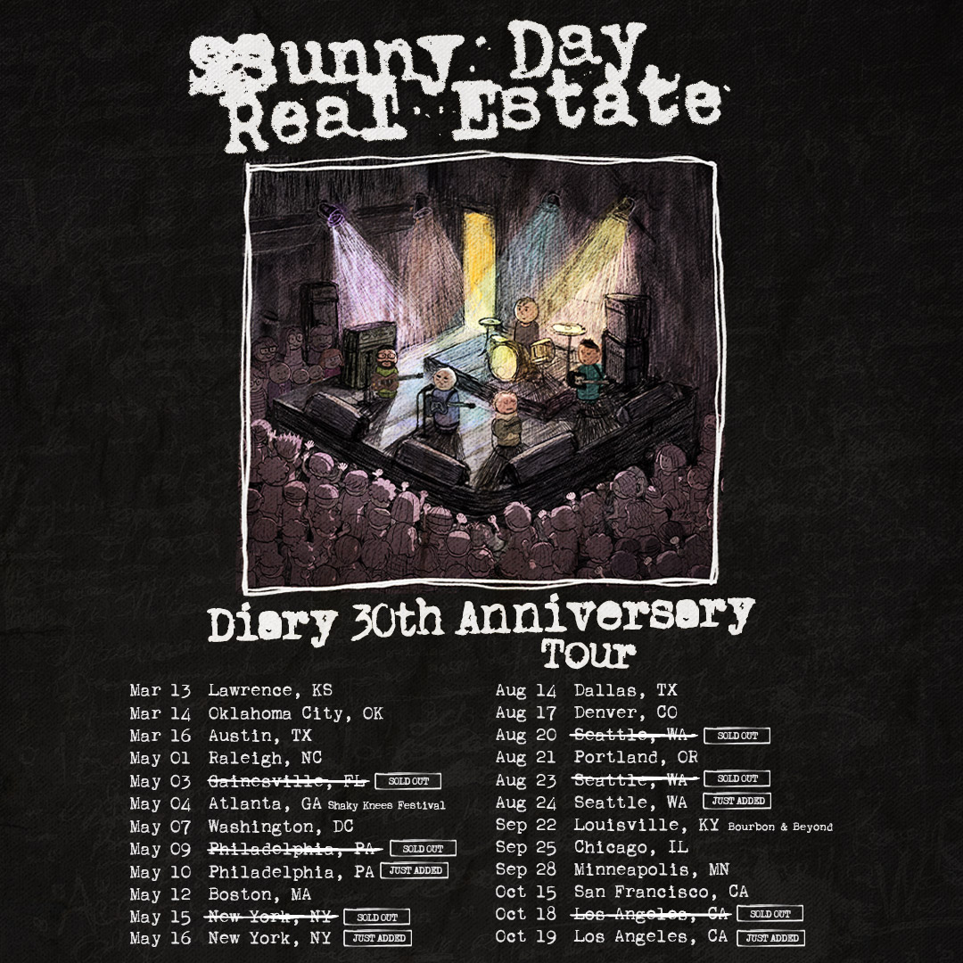 Sunny Day Real Estate Diary tour