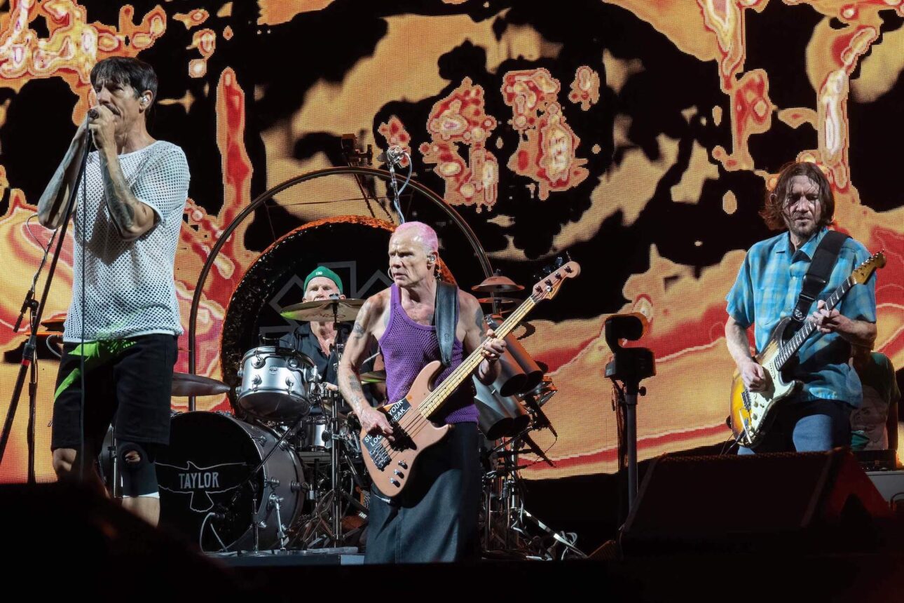 The Red Hot Chili Peppers in 2022. (Credit: SUZANNE CORDEIRO / AFP) (Photo by SUZANNE CORDEIRO/AFP via Getty Images)
