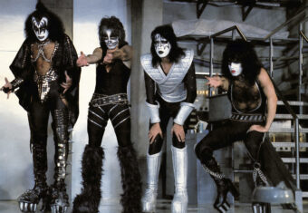 KISS in 'Attack of the Phantoms' aka 'KISS Meets the Phantom of the Park' in 1978. (Credit: Screen Archives/Getty Images)