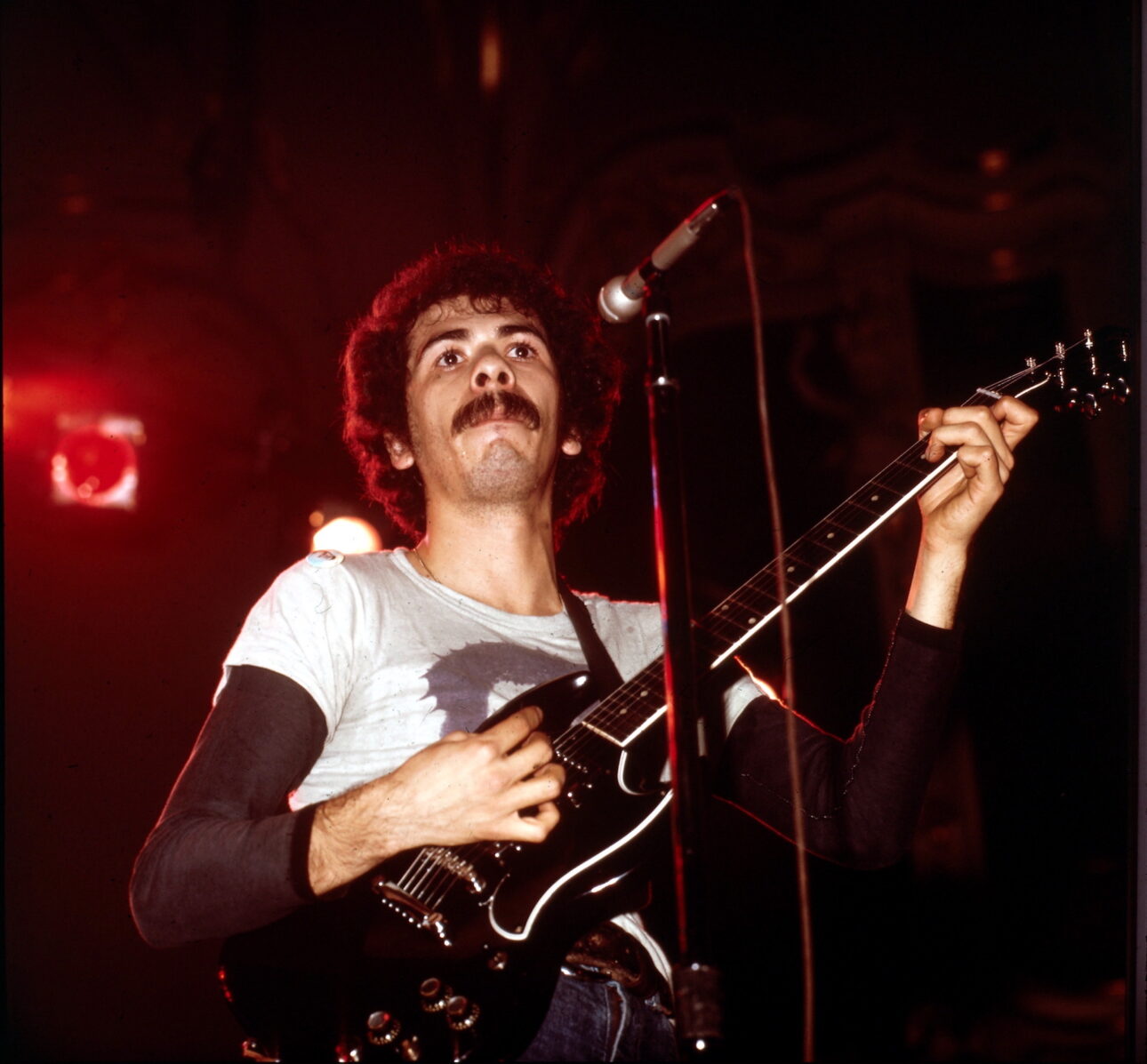 Carlos Santana in 1974. (Credit: Hans G. Lehmann/ullstein bild via Getty Images)