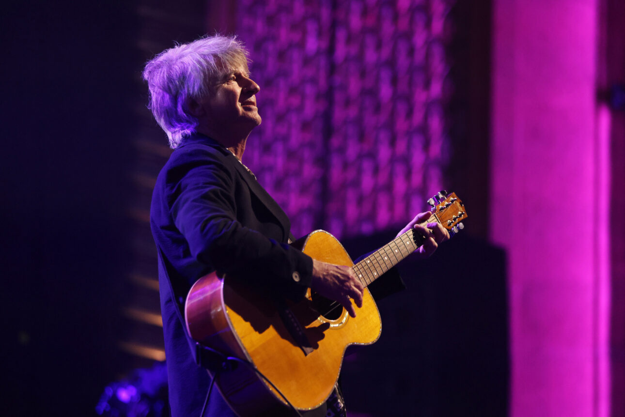 Neil Finn of Crowded House onstage at Global Citizen NOW in Melbourne, March 6, 2024. (Credit: Kim Landy/Getty Images for Global Citizen)