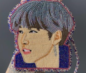 An example of artist Stevi Riley's intricate beadwork. (Photo courtesy of Stevi's private collection.)