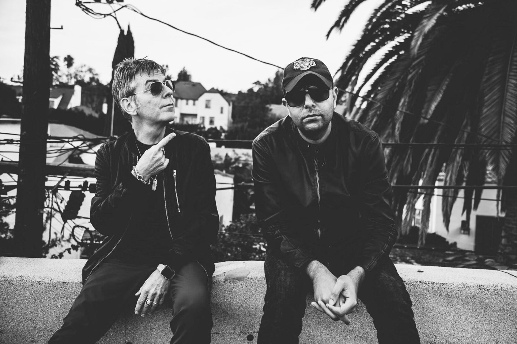 Andy Rourke and Kav Sandhu (Credit: Lexi Bonin)