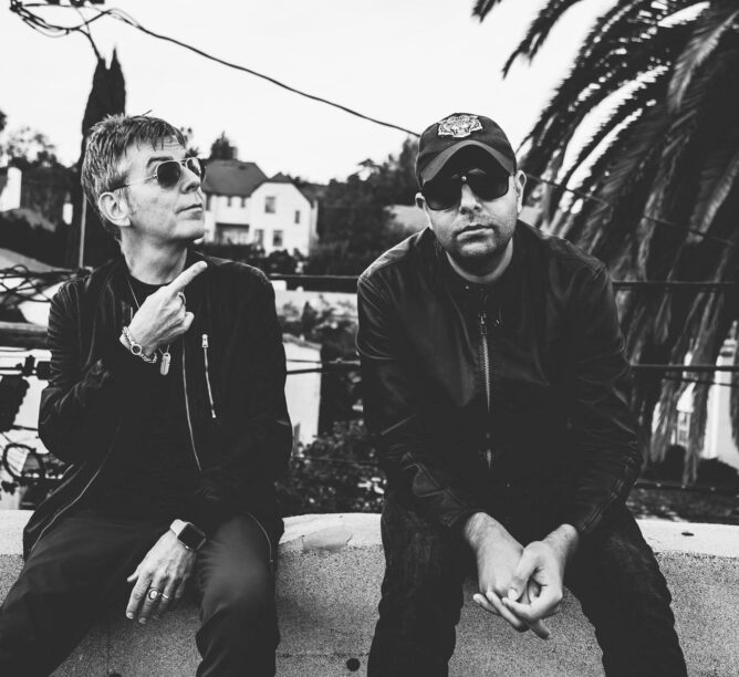 Andy Rourke and Kav Sandhu (Credit: Lexi Bonin)