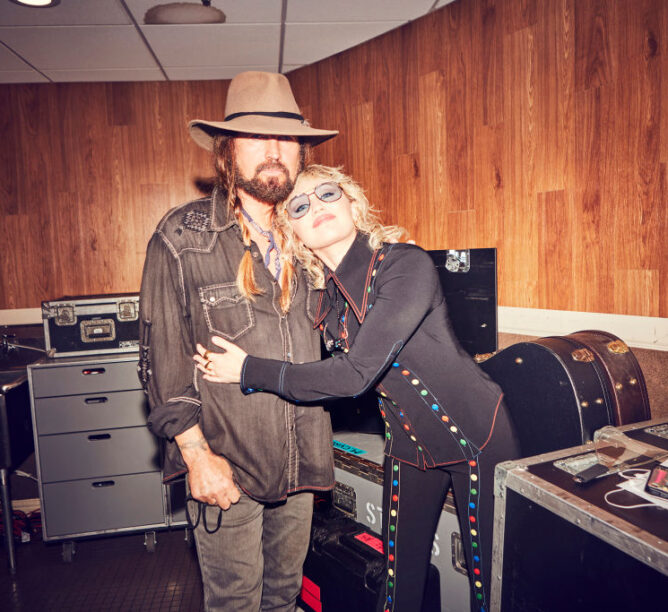 Billy Ray and Miley Cyrus