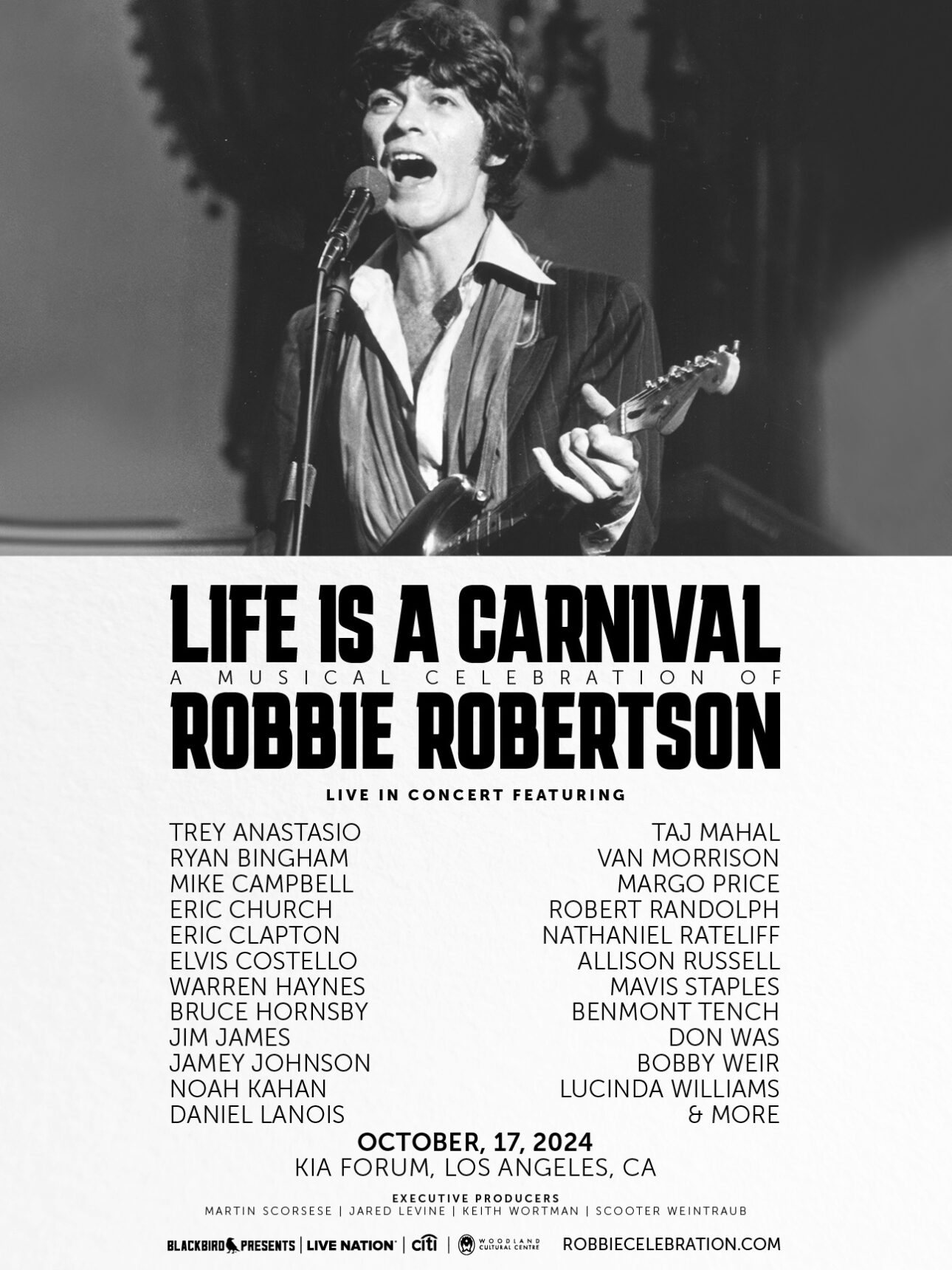 Robbie Robertson tribute show