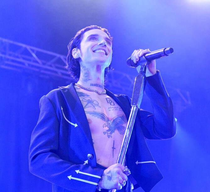 Andy Biersack of Black Veil Brides (Credit: Stephen J. Cohen/Getty Images)