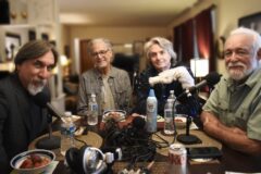 The Vinyl Kings - R: Josh Leo, Jim Photoglo, Harry Stinson, and Larry Lee (Credit: Peter Rodman)