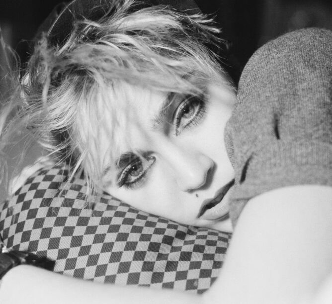 Madonna in a loft on Canal Street, New York City, December 1982. (Credit: Peter Noble/Redferns/Getty Images)