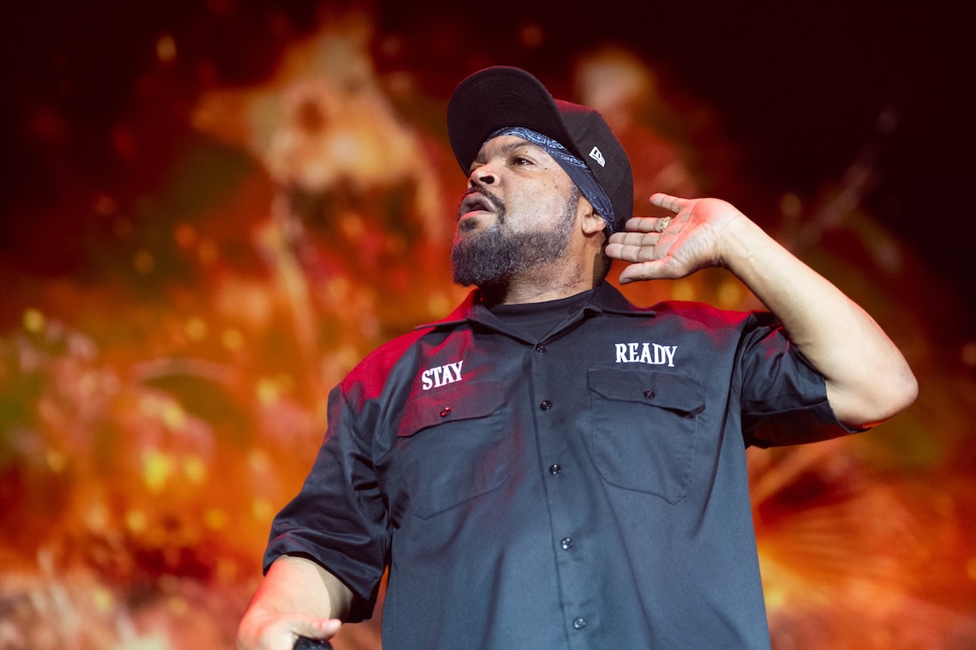 Ice Cube performs on stage at The OVO Hydro on December 05, 2023 in Glasgow, Scotland. (Credit: Roberto Ricciuti/Redferns)