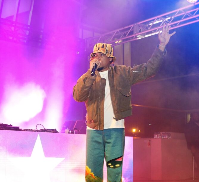 Chance the Rapper performs during Ocean Drive's Art of the Party hosted by Modern Luxury Ocean Drive at Fontainebleau Hotel on December 05, 2024 in Miami Beach, Florida. (Credit: Aaron Davidson/Getty Images for Modern Luxury Ocean Drive)